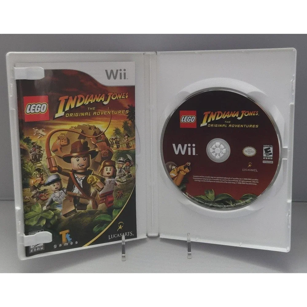 LEGO Indiana Jones Original Adventures & Adventure Continues Bundle Nintendo Wii